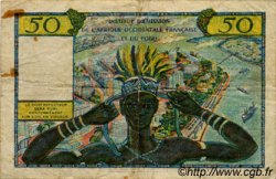 50 Francs AFRIQUE OCCIDENTALE FRANÇAISE (1895-1958)  1956 P.45 TB+