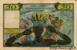 50 Francs FRENCH WEST AFRICA  1956 P.45 BB