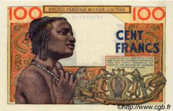 100 Francs FRENCH WEST AFRICA  1957 P.46 AU-