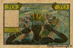 50 Francs ESTADOS DEL OESTE AFRICANO  1960 P.001 BC