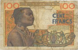 100 Francs WEST AFRIKANISCHE STAATEN  1959 P.002a SGE