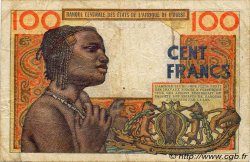 100 Francs WEST AFRIKANISCHE STAATEN  1959 P.002a S