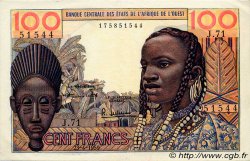 100 Francs WEST AFRIKANISCHE STAATEN  1959 P.002a VZ