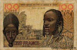 100 Francs STATI AMERICANI AFRICANI  1961 P.101Aa B