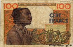 100 Francs STATI AMERICANI AFRICANI  1961 P.101Aa q.MB