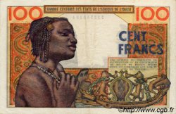 100 Francs STATI AMERICANI AFRICANI  1961 P.101Aa BB