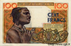 100 Francs WEST AFRIKANISCHE STAATEN  1961 P.101Aa fST+
