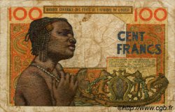 100 Francs WEST AFRIKANISCHE STAATEN  1961 P.101Ab SGE