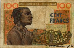 100 Francs ESTADOS DEL OESTE AFRICANO  1961 P.101Ab RC+
