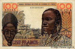 100 Francs WEST AFRIKANISCHE STAATEN  1961 P.101Ab
