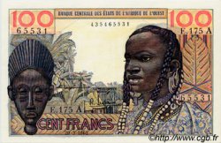 100 Francs WEST AFRIKANISCHE STAATEN  1961 P.101Ab ST