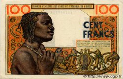 100 Francs WEST AFRICAN STATES  1961 P.101Ac VF+