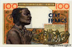 100 Francs STATI AMERICANI AFRICANI  1961 P.101Ac q.AU