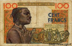 100 Francs ESTADOS DEL OESTE AFRICANO  1961 P.301Cc RC+