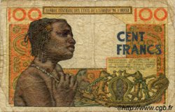 100 Francs STATI AMERICANI AFRICANI  1961 P.701Kc B