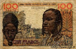 100 Francs ESTADOS DEL OESTE AFRICANO  1964 P.101Ad RC