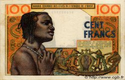 100 Francs WEST AFRICAN STATES  1964 P.101Ad VF+