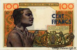 100 Francs WEST AFRIKANISCHE STAATEN  1964 P.101Ad VZ to fST