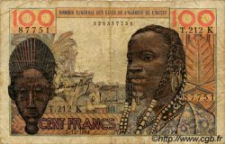 100 Francs STATI AMERICANI AFRICANI  1964 P.701Kd B