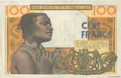 100 Francs ESTADOS DEL OESTE AFRICANO  1965 P.101Ae MBC