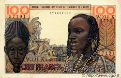 100 Francs WEST AFRIKANISCHE STAATEN  1965 P.701Ke SS