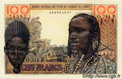 100 Francs WEST AFRIKANISCHE STAATEN  1965 P.201Bf fST+