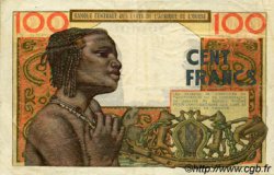 100 Francs ESTADOS DEL OESTE AFRICANO  1965 P.301Cf MBC