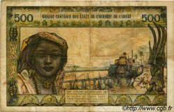 500 Francs STATI AMERICANI AFRICANI  1965 P.702Ke MB a BB