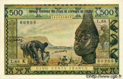 500 Francs WEST AFRIKANISCHE STAATEN  1977 P.702Km fST