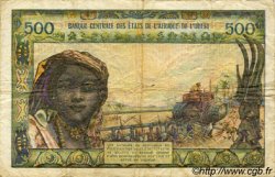 500 Francs STATI AMERICANI AFRICANI  1977 P.702Kn q.MB