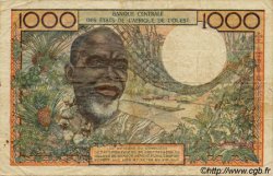 1000 Francs WEST AFRIKANISCHE STAATEN  1959 P.004 fS