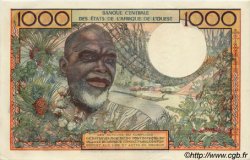1000 Francs STATI AMERICANI AFRICANI  1959 P.004 AU+