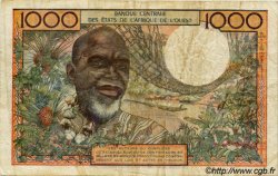 1000 Francs WEST AFRIKANISCHE STAATEN  1961 P.503Eb S