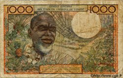 1000 Francs WEST AFRIKANISCHE STAATEN  1961 P.703Kb fS