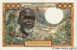 1000 Francs ESTADOS DEL OESTE AFRICANO  1961 P.103Ac EBC a SC