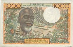 1000 Francs STATI AMERICANI AFRICANI  1961 P.103Ac AU