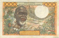 1000 Francs WEST AFRICAN STATES  1965 P.103Ad VF