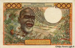 1000 Francs ESTADOS DEL OESTE AFRICANO  1965 P.103Ad MBC+ a EBC