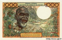 1000 Francs ESTADOS DEL OESTE AFRICANO  1969 P.203Bh SC