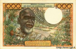 1000 Francs WEST AFRIKANISCHE STAATEN  1973 P.703Kk fST