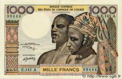 1000 Francs WEST AFRICAN STATES  1973 P.103Ak XF