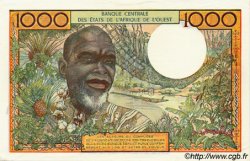1000 Francs WEST AFRICAN STATES  1974 P.303Cl AU