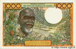 1000 Francs WEST AFRIKANISCHE STAATEN  1973 P.803Tl VZ+