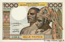1000 Francs WEST AFRIKANISCHE STAATEN  1977 P.103Al