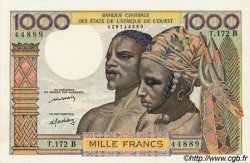 1000 Francs STATI AMERICANI AFRICANI  1977 P.203Bm q.FDC