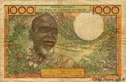1000 Francs WEST AFRIKANISCHE STAATEN  1977 P.703Km fS