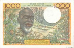 1000 Francs WEST AFRIKANISCHE STAATEN  1977 P.703Km fST
