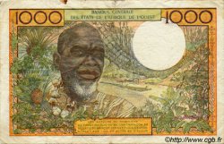 1000 Francs WEST AFRICAN STATES  1977 P.803Tm F+