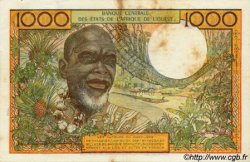 1000 Francs WEST AFRIKANISCHE STAATEN  1977 P.103Am S