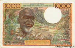 1000 Francs WEST AFRIKANISCHE STAATEN  1977 P.803Tn fVZ